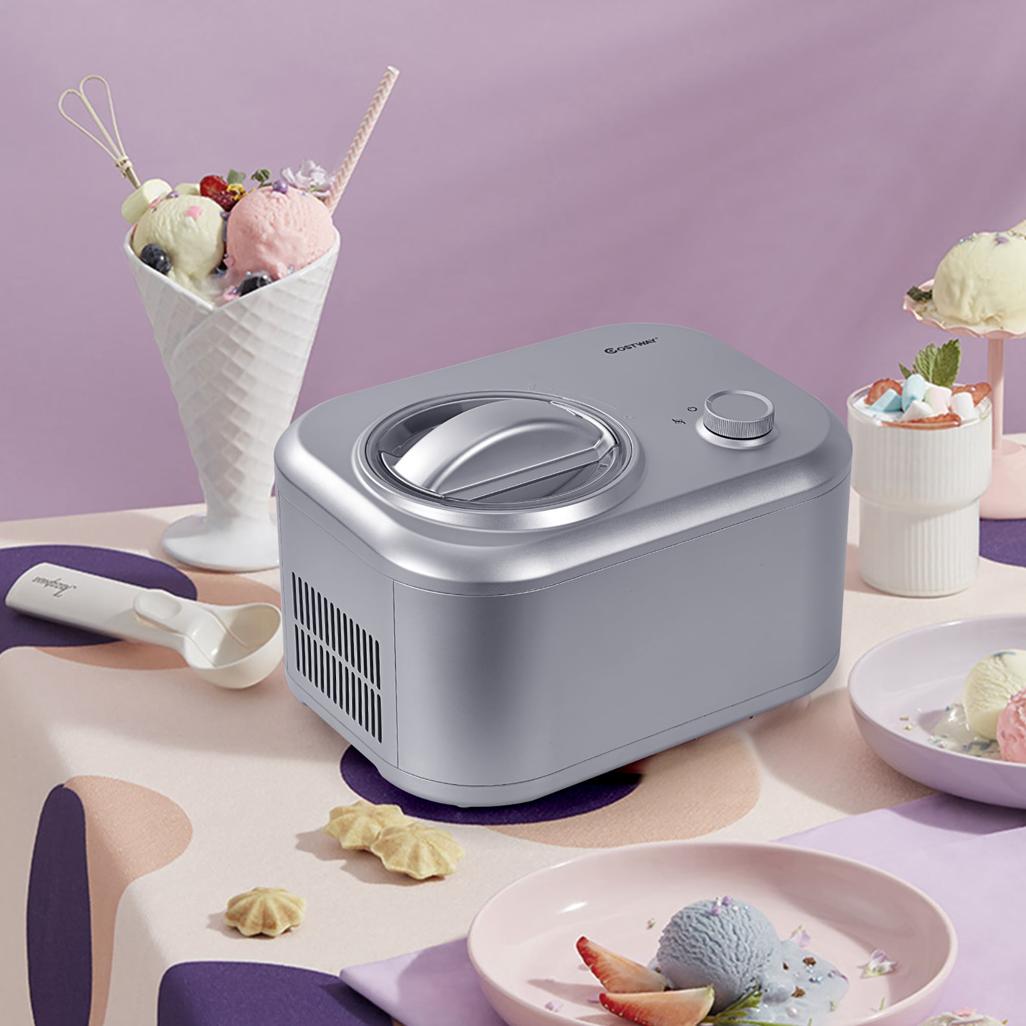 Savoureux Pro Line Portable Electric 1.5-qt Ice Cream Maker Model BL1380