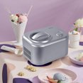 thumbnail image 3 of Costway Ice Cream Maker 1.1 QT Automatic Frozen Dessert Machine w/ Spoon Silver, 3 of 10