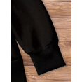 thumbnail image 4 of Women Christmas Kangaroo Pocket Pullover Hooded Sweatshirt, Christmas Letter & Mrs. Personalization Back Design, 4 of 4