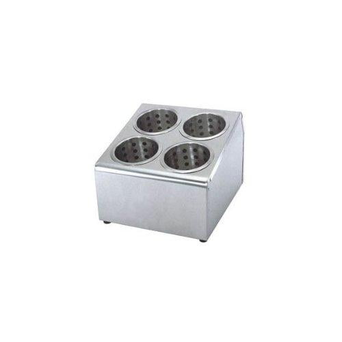 commercial 4hole stainless steel cylinder flatware silverware utensil