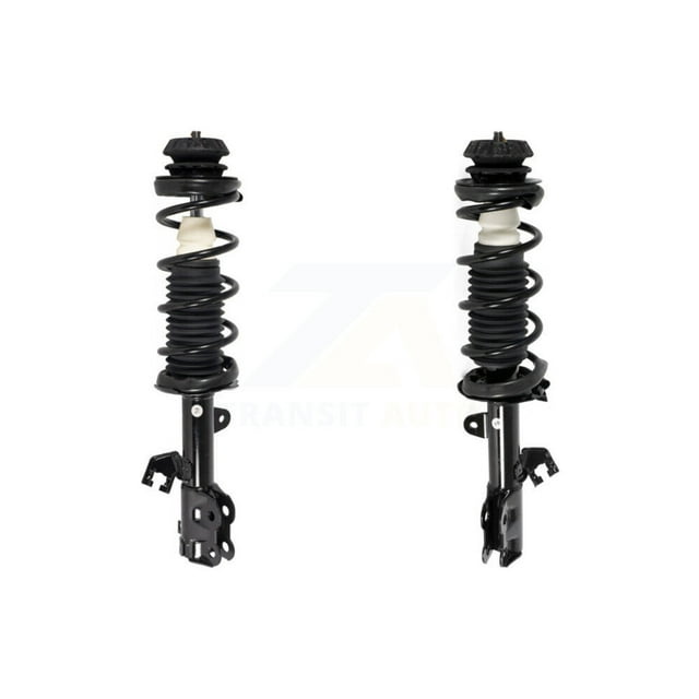 Transit Auto Front Complete Suspension Shocks Strut and Coil Spring Mount Assemblies Kit for Car Nissan Versa Note - Left Right Side (Driver Passenger) K78A-100453