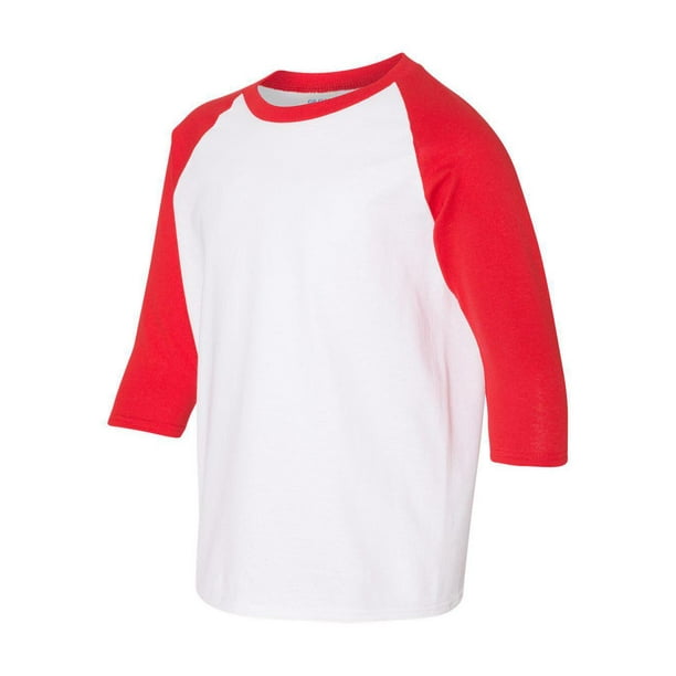 Gildan Gildan Heavy Cotton Youth Raglan ThreeQuarter Sleeve T