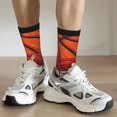 thumbnail image 6 of Hirioo Basketball Shot Pattern Adult Middle Tube Socks Breathable Sock Non-Pilling,Contrasting Color Design, 6 of 6