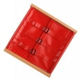 thumbnail image 4 of Tablero para niños, ayuda a vestir al bebé con cremallera, hebilla Hebilla de zapatos de cuero rojo, 4 of 8
