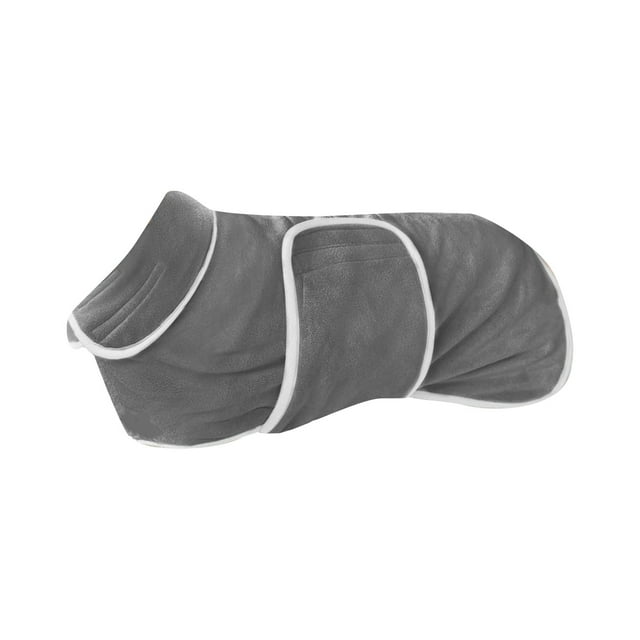 Hearth & Gear Thickened Winter Warm Bathrobe Soft Absorbent Towel Material After Bath Drying Robe Gown Cozy Comfortable Apparel For Small Medium Large Animals Pet Clothes Hangers for Closet Pet