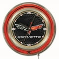thumbnail image 2 of Holland 15 in. Corvette C6 Automotive Wall Clock, 2 of 2