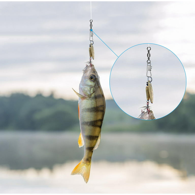 Fishing Snap Swivels Fishing Accessories Ball Bearing Swivels Snap Fishing  Equipment Quick Connect Fishing Lures Stainless Steel