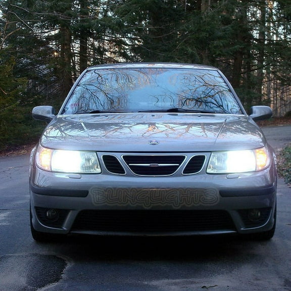 For 1997-2010 Saab 9-5 Bright White Light Bulbs for Halogen Headlamps Headlights Head Lamps Lights