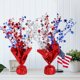 thumbnail image 3 of Decoraciones para el Día de los Caídos, decoraciones para el 4 de julio, decoraciones patrióticas, decoraciones para el Día de la Independencia, decoraciones de mesa DIY con forma de estrella, globos, 3 of 5