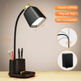 thumbnail image 6 of LED Desk Lamp with USB Charging Port Touch Control 3 Color Modes, Stepless Dimming, Home Office Desk Lamp, LED Small Desk Lamp in University Dormitory, Study Desk Lamp, Gooseneck Lamp, 6 of 8