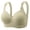 30# Green, variant on Wireless Lifting Push Up Bra For Women Breathable Air Mesh Full Coverage Bust Support Bralette Adjustable Wide Shoulder Straps Comfort Shaping Bra For Daily Wear Coffee 40