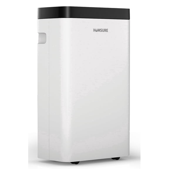 HUMSURE Dehumidifier (DOE Rating 20 pints/day) Protable Dehumidifier for Basement and Home with Drain Hose Spaces up to 1500 Sq. ft. 24-Hour Timer