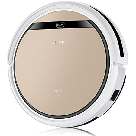 Robotic Vacuum Cleaner, ILIFE V5S Pro Robot Vacuum and Mop with self-chorging, Automatic Remote Control, Powerful Suction, Best Robot Vacuum for Pet Hair, Hard Floor and Low Pile (Best Vacuum For Carpet And Pet Hair)