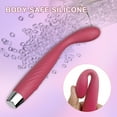 thumbnail image 3 of TLUDA G-Spot Clitoral Vibrator, Curved Vibrating Massage Wand Gift for Women, 7 Vibration Modes, Red, 3 of 8