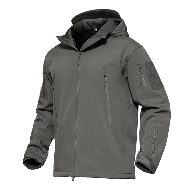 Chaqueta MAGCOMSEN Tactical Impermeable de Invierno para Hombre Gris