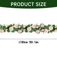 thumbnail image 3 of Fake Flowers, Fall Decor - Dienrx Artificial Rose Vine Flower Garland Rose Hanging Vine for Wedding Background Arch Garden Background Decoration, a Simulated Vine, 3 of 7