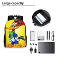 thumbnail image 6 of Woody Woodpecker Backpacks Fashion Lightweight School Laptop Bag Cute Cartoon Durable Bookbag Rucksack for Travel Hiking, 6 of 8