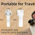 thumbnail image 6 of Fabric Shaver, Lint Remover Rechargeable, Portable Fabric Cutter for Furniture, Compact Lint Remover with 3 Speeds and LED Display for Home & Travel (White), 6 of 10