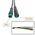 thumbnail image 2 of Langgg Electric Bike Extension Cable Wire 2Pin/3Pin/5Pin/6Pin Plug Brake Lever 2pin Connector 5 Pin, 2 of 9