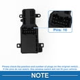 thumbnail image 4 of Interruptor de ventana eléctrica Unique Bargains No.35760SDNA01 para el lado del pasajero delantero derecho del Honda Accord 2003-2007 en negro, 4 of 7