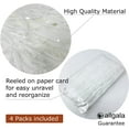 thumbnail image 2 of Allgala 4PK 3.3x6.6 FT (1x2M) Metalic Tinsel Party Photo Backdrop Curtains Door Fringe Décor-White-BD52301, 2 of 3