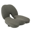 Art3d Premium Memory Foam Lumbar Support Pillow and Seat Cushion Coccyx Orthopedic, Set of 2, Dark Gray