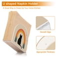 thumbnail image 5 of Yayeee Napkin Holder for Table Kitchen Paper Tissue Organization, Beige Cat Rainbow, 5 of 8