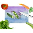 thumbnail image 2 of Caroline's Treasures Blue Unicorn Watercolor Glass Cutting Board Large, 2 of 2