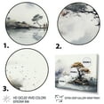 thumbnail image 3 of Designart Trees Oversized framed wall art decor, Tree Gold framed wall art, Grey Tree Ink euphony , Grey Traditional Gold framed wall art, 40x30 inches Gold Frame, 3 of 5
