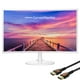 thumbnail image 1 of Monitor Samsung Curvado FHD 27 Pulgadas con Bisel Delgado y AMD FreeSync para Juegos y Negocios, 1 of 10