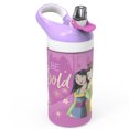thumbnail image 5 of Zak Designs Disney 16 ounce Reusable Plastic Water Bottle, Ultimate Princesses, 5 of 10