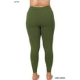 thumbnail image 2 of Zenana Plus Size High Waist Full Ankle Length Premium Thick Cotton Leggings, 2 of 2
