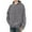 Grey, variant on MIASHUI Men's Tweed Woven Pullover Hoodie Fall Winter Lined American Style Oversized Casual Jacket Grey,M