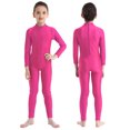 thumbnail image 3 of Malla de ballet con cremallera de manga larga para niñas, traje de gimnasia, ropa de baile, actuación en el escenario, 3 of 5