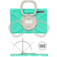 thumbnail image 4 of Dteck Samsung Galaxy Tab S8 Ultra Case 14.6 inch 2022 with Ring Stand, Heavy Duty 360 Rotating Multi-Functional Grip Stand Rugged Shockproof Fully-Body Rugged Cover, Mint Green, 4 of 8