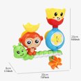 thumbnail image 2 of Baby Bath Toy Wall Sunction Cup Track Water Games Children Bathroom Monkey Caterpilla Bath Shower Toy for Kids Birthday Gifts, 2 of 3