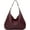 Burgundy, variant on Large Hobo Bags for Women Elegant Tote Bags for Women Shoulder Bag Carryall Bag Handbag Clutch Purse for Travel Gym Work