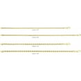 thumbnail image 3 of Jewelry Atelier Gold Filled Chain Bracelet Collection - 14K Solid Yellow Gold Filled Rope Chain Bracelets (2.7mm-3.8mm) for Women and Men with Different Sizes (2.7mm, 3.8mm), 3 of 5