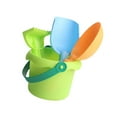 thumbnail image 4 of Juego de juguetes de playa Pasas de arena Regalo de cumpleaños Juguetes Educativos Juguetes Juguete Beach Beach Bucket Toy Juego de juguetes para niños y niñas preescolar Verde, 4 of 8