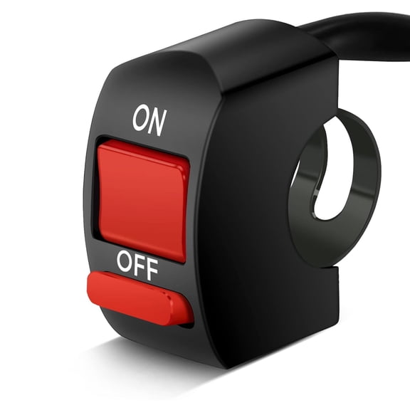 7/8'' Handlebar On/Off Switch for Motorcycle Dirt Bike ATV LED Headlight Light Bar Driving Running Brake Lights