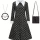 thumbnail image 1 of Disfraz Y Accesorios De Cosplay De Bruja De Halloween, Vestido De Línea A Para Niña, Ropa Para Niños Para Navidad, Fiesta De Halloween, Actuación De Cumpleaños, Como Regalo, 1 of 4