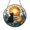 Acrylic 3.5 Inch, variant on Sunset Cat Pair Stained Glass Window Suncatcher, Peaceful Pet Silhouette Hanging Decor
