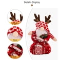 thumbnail image 3 of Billuyoard Muñeco de Navidad portátil decorativo Navidad temática Festival juguete hogar Oficina patio trasero decoración ornamento Accesorios Kits de decoración para fiestas Mujer Billuyoard HA069293-02, 3 of 6