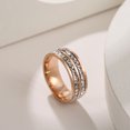 thumbnail image 2 of LYMAYTER Bague Mode pour Femmes - Style Couple, Géométrique, Empilable, 2 of 7