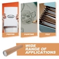 thumbnail image 4 of Paper Cardboard Tube Khaki For Poster Storage Home Projects 1Set 13.2x2.6x2.6in, 4 of 8