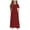 Red, variant on Girls Short Sleeve Dresses Casual Loose Ruffle Maxi Dress with Pockets 4-14 Years