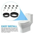 linyes Toilet Hinge Close Coupling Bolts and Nuts Toilet Cistern Seal