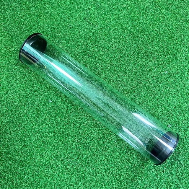Tubo de Almacenamiento de Bolas de Golf Transparente Y Portátil Organizador para Bolas de Golf Tenis Y Béisbol Fabricado en PVC Resistente Adecuado P 45 cm x 45 cm x 22 cm