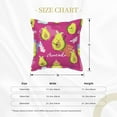 thumbnail image 4 of Bingfone Decorative Pillow Covers 20"X20" Pink Green Avocado Couch Pillow Cases Modern Farmhouse Covers For Couch Sofa Bed, 4 of 9
