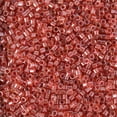 thumbnail image 2 of Miyuki Delica Seed Beads – Size 11/0 (1.6 mm), DB0913, Sparkling Salmon Topaz, 7.2g, Approx. 1440 Beads, 2 of 7